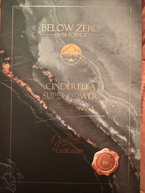 Below Zero Cinderella Super Power Skincare Device - Black with Rose Gold Accents